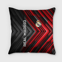 Подушка квадратная Real Madrid art, цвет: 3D-принт