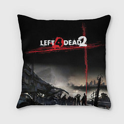 Подушка квадратная Left 4 dead ночной город, цвет: 3D-принт