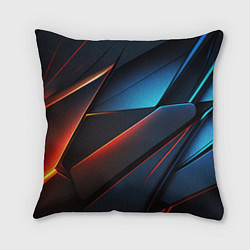 Подушка квадратная Абстрактные разломы, цвет: 3D-принт