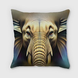 Подушка квадратная Мой слон, цвет: 3D-принт