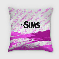 Подушка квадратная The Sims pro gaming: символ сверху, цвет: 3D-принт