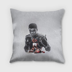 Подушка квадратная The greatest - Muhammad Ali