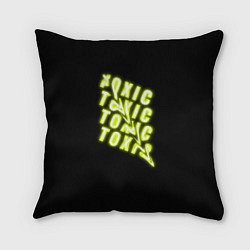 Подушка квадратная Toxic neon, цвет: 3D-принт