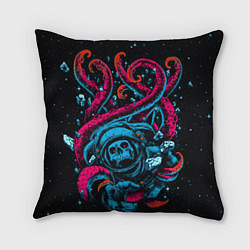 Подушка квадратная Космический монстр, цвет: 3D-принт