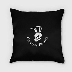 Подушка квадратная Guristas pirates black, цвет: 3D-принт