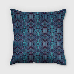 Подушка квадратная Сине-фиолетовый киберпанк, цвет: 3D-принт