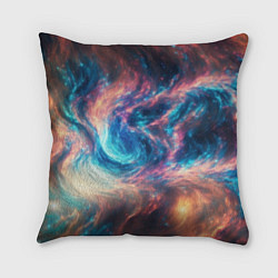 Подушка квадратная Космические узоры необычные, цвет: 3D-принт