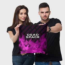 Подушка квадратная Dead Space pro gaming: символ сверху, цвет: 3D-принт — фото 2