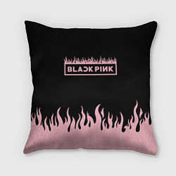 Подушка квадратная Blackpink - flames