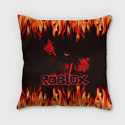 Подушка квадратная Fire Roblox, цвет: 3D-принт