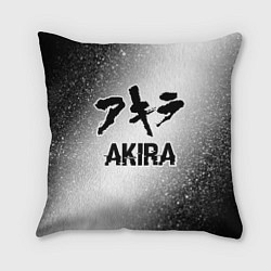 Подушка квадратная Akira glitch на светлом фоне, цвет: 3D-принт