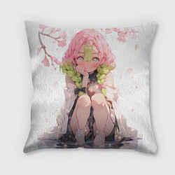 Подушка квадратная Mitsuri-tan, цвет: 3D-принт
