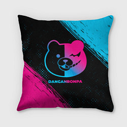 Подушка квадратная Danganronpa - neon gradient, цвет: 3D-принт