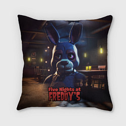 Подушка квадратная Five Nights at Freddys Bonnie, цвет: 3D-принт