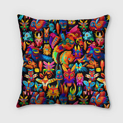 Подушка квадратная Мифические монстрики, цвет: 3D-принт
