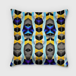 Подушка квадратная Vanguard geometric pattern - neural network, цвет: 3D-принт