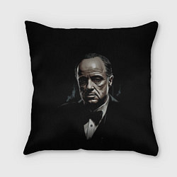 Подушка квадратная Дон Вито Корлеоне, цвет: 3D-принт