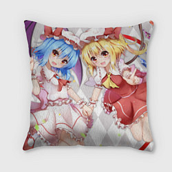 Подушка квадратная Touhou Project Remilia and Flandre Scarlet