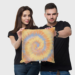 Подушка квадратная Tie-Dye дизайн, цвет: 3D-принт — фото 2