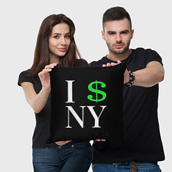 Подушка квадратная I steal NY - Payday 3, цвет: 3D-принт — фото 2