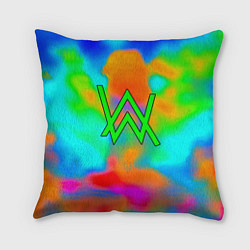Подушка квадратная Alan walker toxic music, цвет: 3D-принт