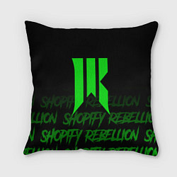 Подушка квадратная Shopify Rebellion, цвет: 3D-принт