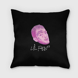 Подушка квадратная Lil Peep rip 21, цвет: 3D-принт