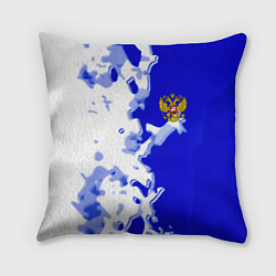 Подушка квадратная Россия спортивная коллекция 2023, цвет: 3D-принт