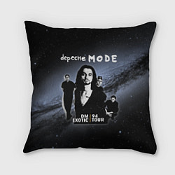 Подушка квадратная Depeche Mode - A Band exotic tour, цвет: 3D-принт