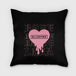 Подушка квадратная Blackpink: Jisoo Jennie Rose Lisa, цвет: 3D-принт
