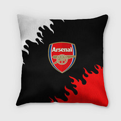 Подушка квадратная Arsenal fc flame, цвет: 3D-принт