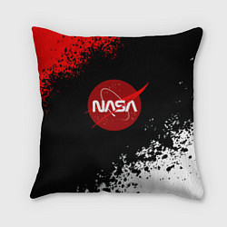 Подушка квадратная NASA краски спорт, цвет: 3D-принт