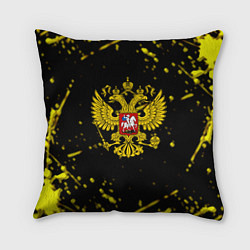 Подушка квадратная Россия империя герб рф, цвет: 3D-принт