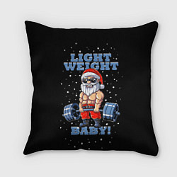 Подушка квадратная Santa Claus - light weight baby, цвет: 3D-принт