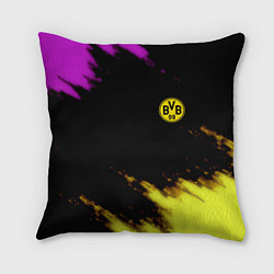 Подушка квадратная Borussia Dortmund sport, цвет: 3D-принт