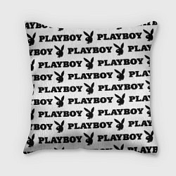 Подушка квадратная Playboy rabbit, цвет: 3D-принт
