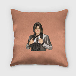 Подушка квадратная Michael Jackson MJ, цвет: 3D-принт