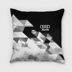 Подушка квадратная AUDI geometry sport, цвет: 3D-принт