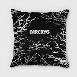 Подушка квадратная Farcry ночь деревья гейм, цвет: 3D-принт