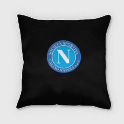 Подушка квадратная Napoli fc, цвет: 3D-принт