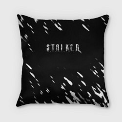 Подушка квадратная Stalker искры белые