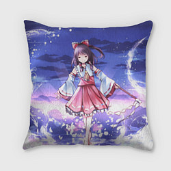Подушка квадратная Touhou Project Рейму улыбка