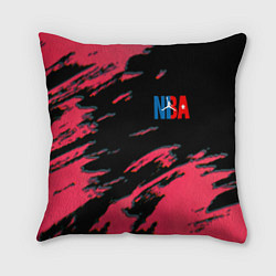 Подушка квадратная NBA краски текстура, цвет: 3D-принт