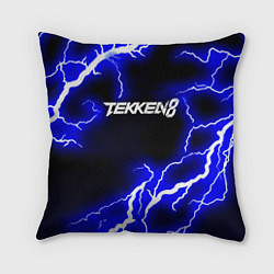 Подушка квадратная Tekken молнии, цвет: 3D-принт
