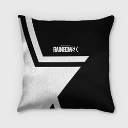 Подушка квадратная Rainbow six star game, цвет: 3D-принт