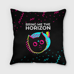 Подушка квадратная Bring Me the Horizon - rock star cat, цвет: 3D-принт