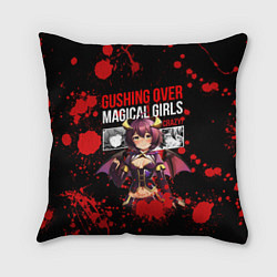 Подушка квадратная Gushing over magical girls, цвет: 3D-принт