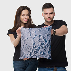 Подушка квадратная Кратеры на Луне - star dust, цвет: 3D-принт — фото 2
