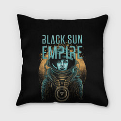 Подушка квадратная Black sun empire - neurofunk, цвет: 3D-принт