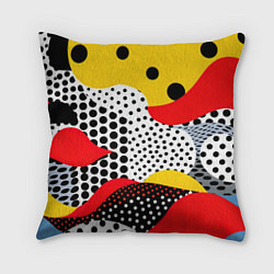 Подушка квадратная Вихревая иллюзия